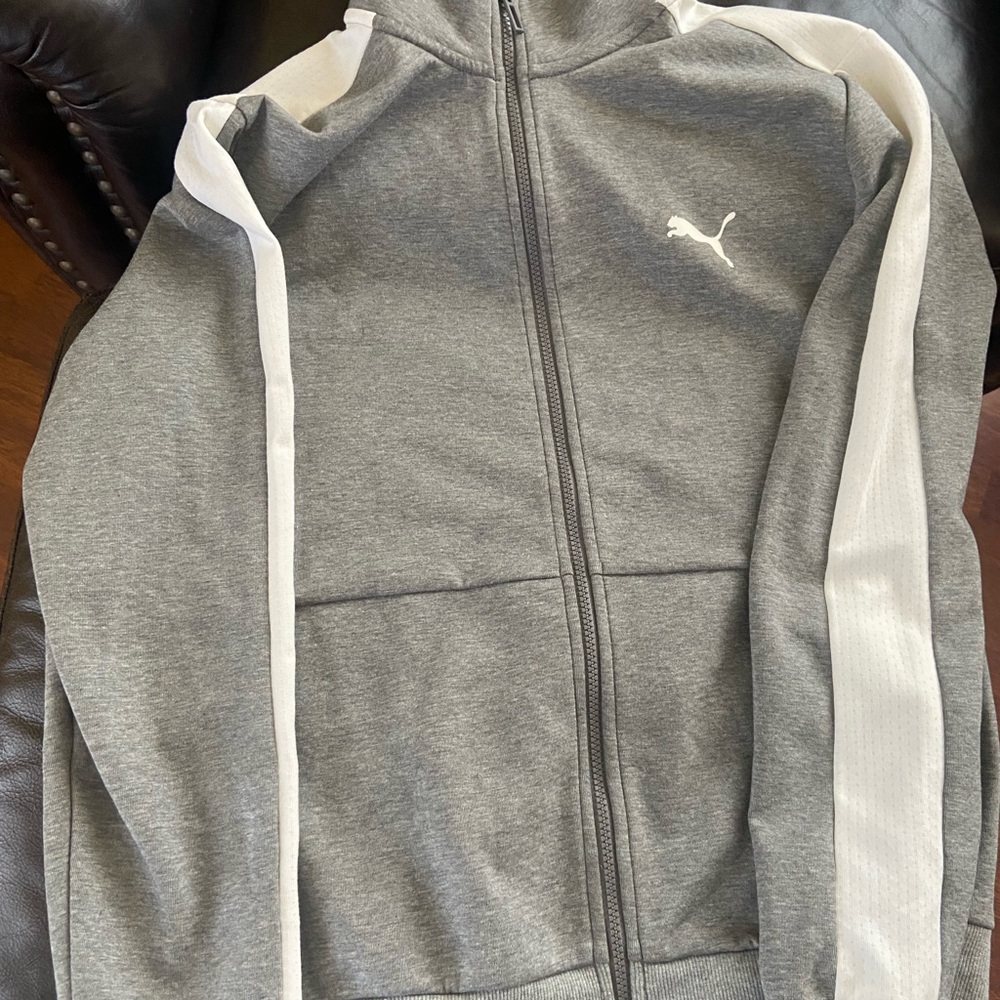 Grey Puma track jacket